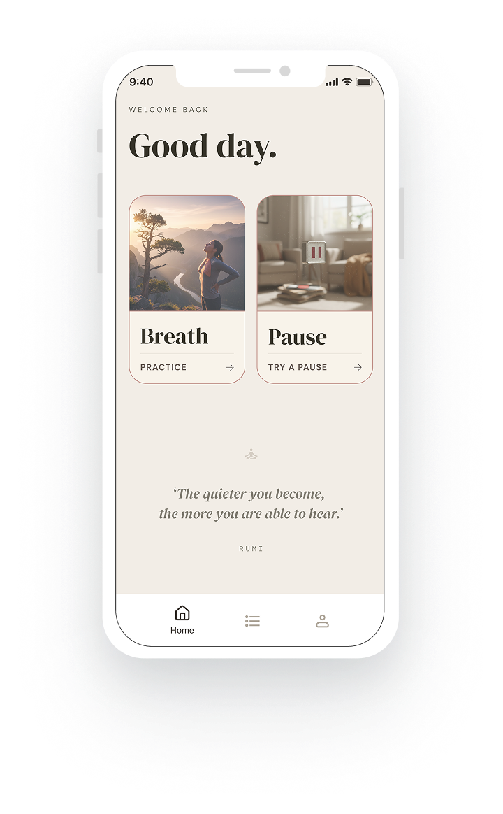 Pause App mockup